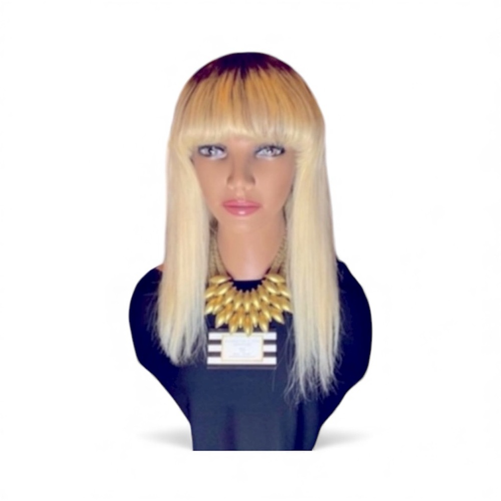 BC231 Brazilian Human Hair Straight Wig 1b/613